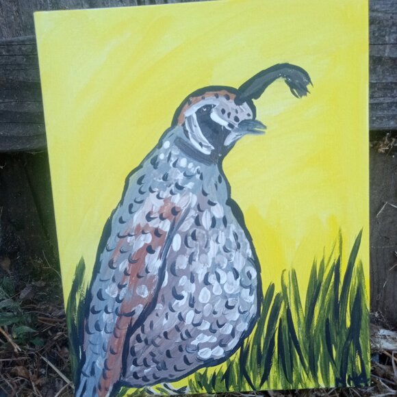 Quail Portrait Painting - Picture 7 of 9